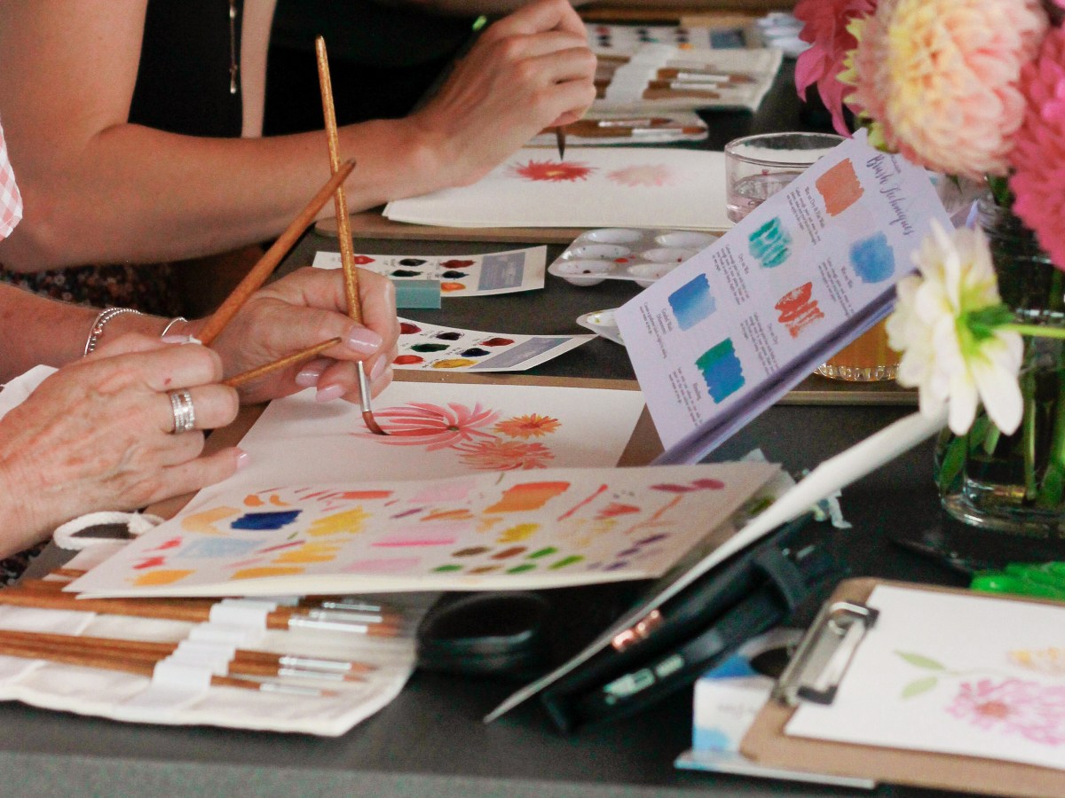 My Two Great Loves: Florals and&nbsp;Watercolours